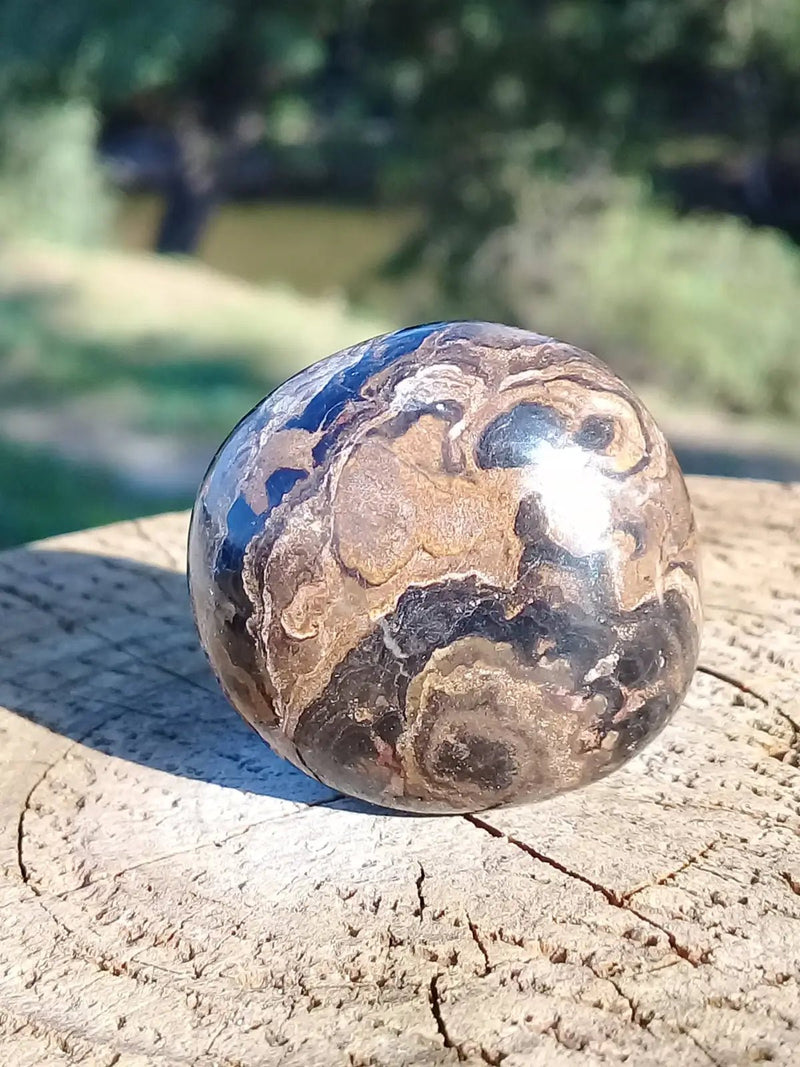 Chargez l&#39;image dans la visionneuse de la galerie, Stromatolite pierre roulée Grade A ++++ Stromatolite pierre roulée
