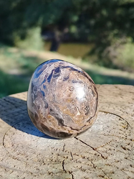 Stromatolite pierre roulée Grade A ++++ Stromatolite pierre roulée