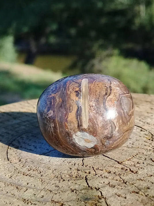 Stromatolite pierre roulée Grade A ++++ Stromatolite pierre roulée