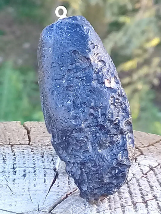 Tectite Indochinite pendentif Grade A ++++ (Fourni avec cordon) Tectite Indochinite pendentif