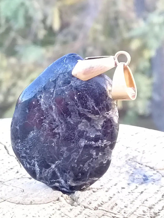 Tourmaline noire Schörl pendentif Grade A++++ Fourni avec son cordon Tourmaline noire Schörl pendentif