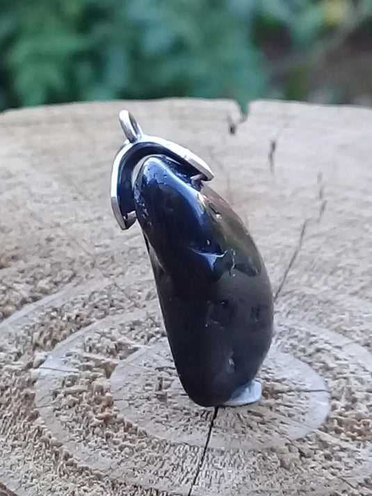 Tourmaline noire Schörl pendentif Grade A++++ Fourni avec son cordon Tourmaline noire Schörl pendentif