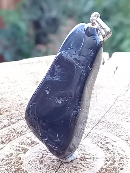 Tourmaline noire Schörl pendentif Grade A++++ Fourni avec son cordon Tourmaline noire Schörl pendentif