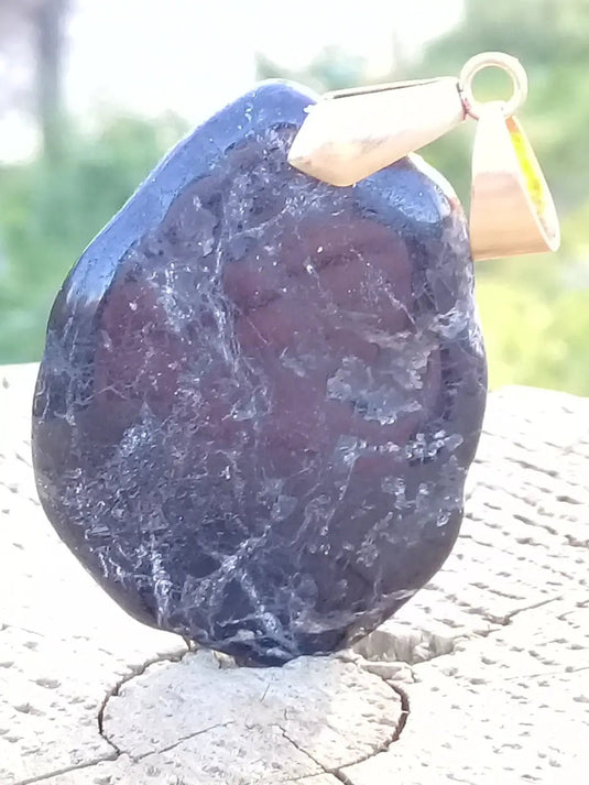 Tourmaline noire Schörl pendentif Grade A++++ Fourni avec son cordon Tourmaline noire Schörl pendentif
