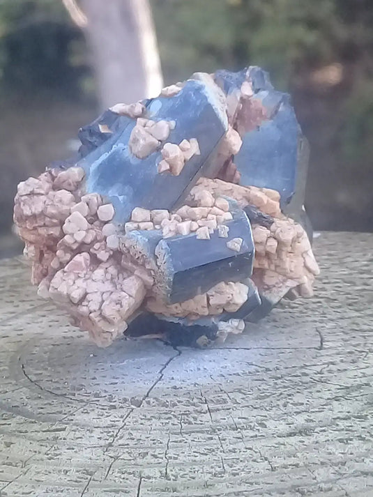 Tourmaline noire Schörl sur macle Grade A ++++ Tourmaline noire Schörl sur macle