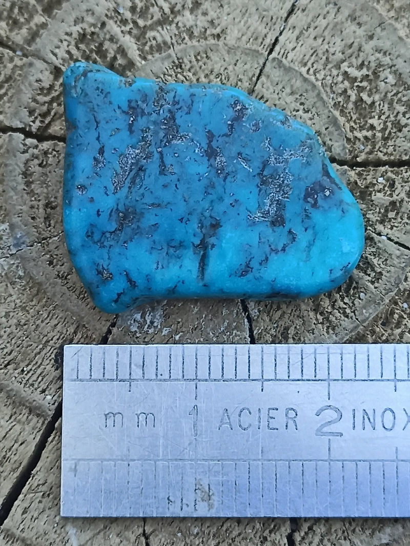 Carica immagine in Galleria Viewer, Turquoise VERITABLE d’Arizona pierre roulée Grade A++++ Turquoise d&#39;Arizona Dans la besace du p&#39;tit Poucet   
