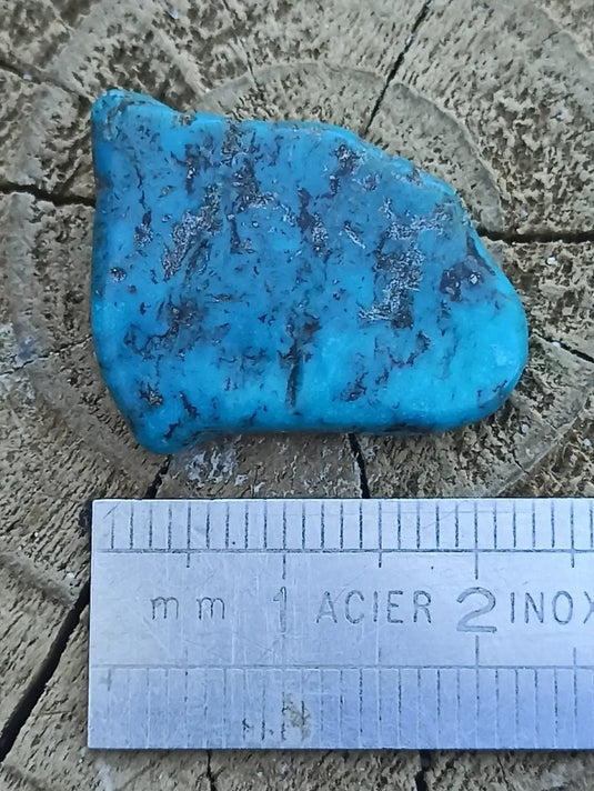 Turquoise VERITABLE d’Arizona pierre roulée Grade A++++ Turquoise d’Arizona