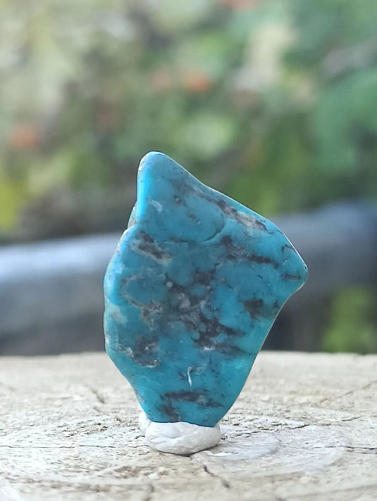 Turquoise VERITABLE d’Arizona pierre roulée Grade A++++ Turquoise d’Arizona