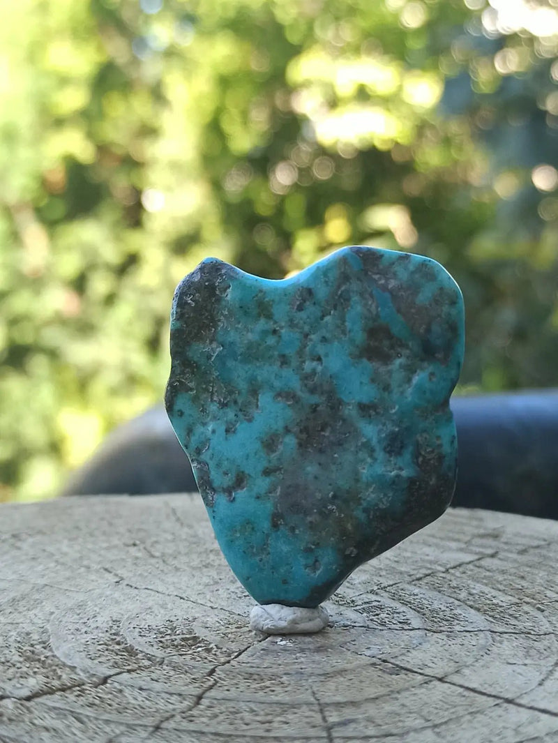 Load image into Gallery viewer, Turquoise VERITABLE d’Arizona pierre roulée Grade A++++ Turquoise d’Arizona
