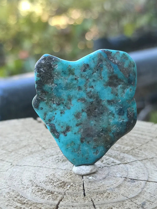 Turquoise VERITABLE d’Arizona pierre roulée Grade A++++ Turquoise d’Arizona