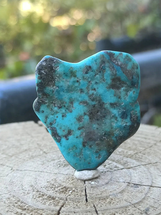 Turquoise VERITABLE d’Arizona pierre roulée Grade A++++ Turquoise d’Arizona