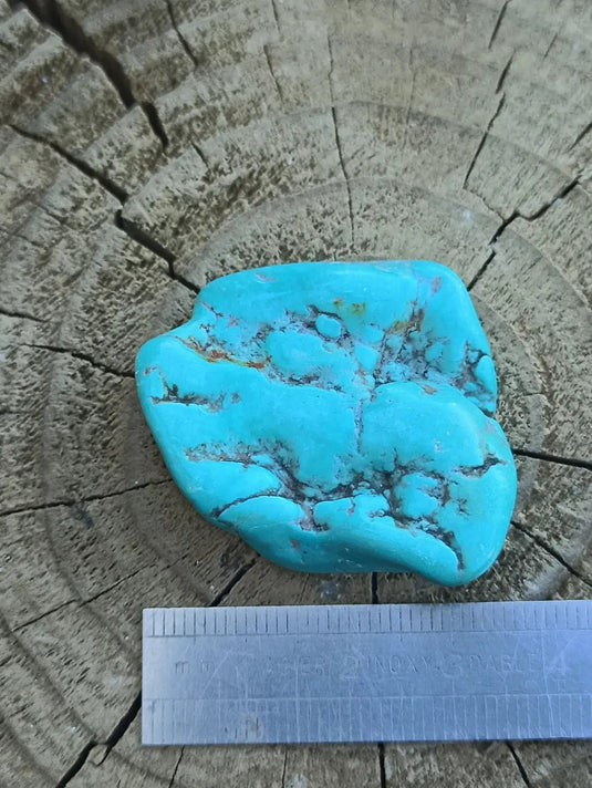 Turquoise VERITABLE d’Arizona pierre roulée Grade A++++ Turquoise d’Arizona