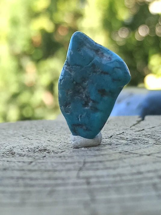 Turquoise VERITABLE d’Arizona pierre roulée Grade A++++ Turquoise d’Arizona