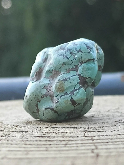 Turquoise VERITABLE d’Arizona pierre roulée Grade A++++ Turquoise d’Arizona