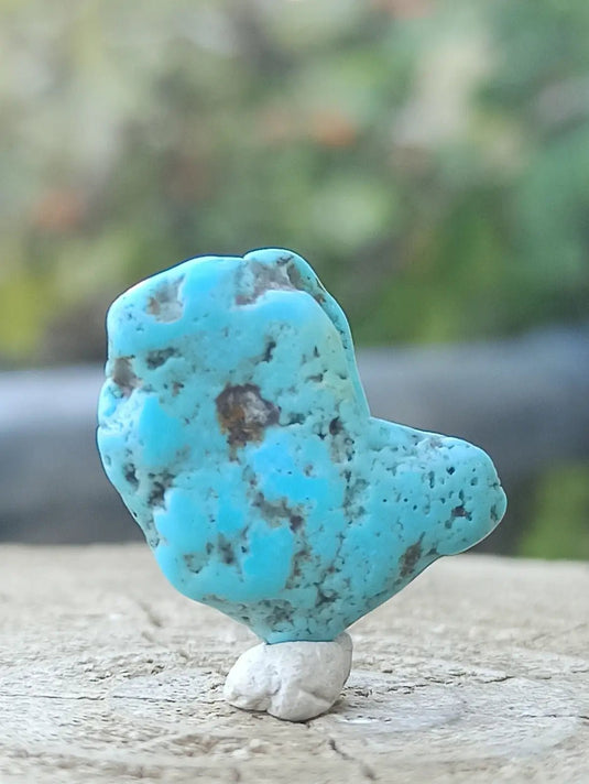 Turquoise VERITABLE d’Arizona pierre roulée Grade A++++ Turquoise d’Arizona