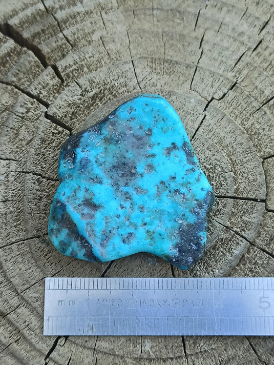 Turquoise VERITABLE d’Arizona pierre roulée Grade A++++ Turquoise d'Arizona Dans la besace du p'tit Poucet   