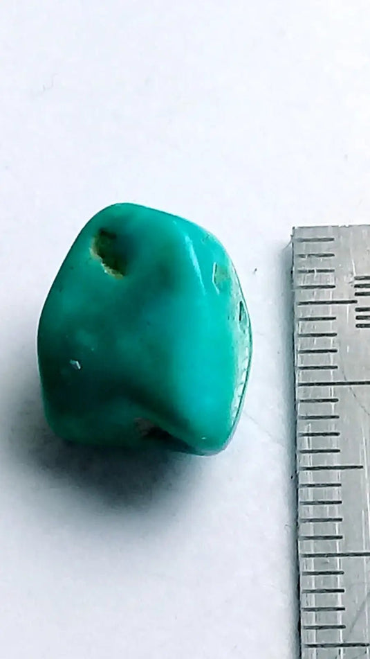 Turquoise VERITABLE du Mexique pierre roulée Grade A ++++ Turquoise du Mexique