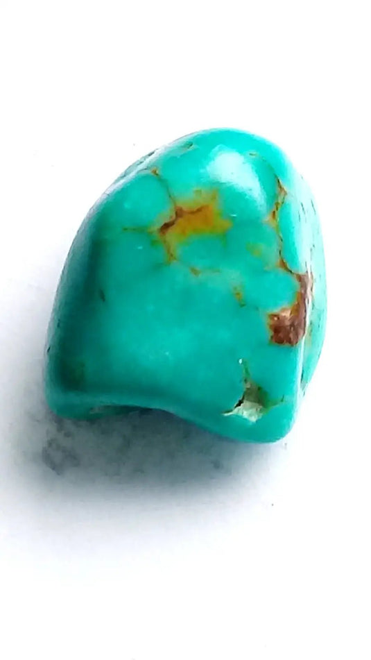 Turquoise VERITABLE du Mexique pierre roulée Grade A ++++ Turquoise du Mexique