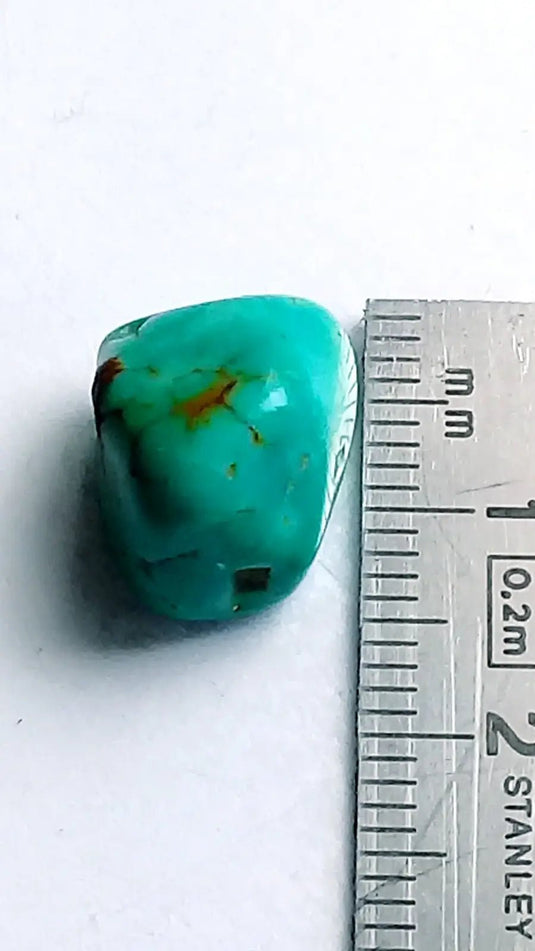 Turquoise VERITABLE du Mexique pierre roulée Grade A ++++ Turquoise du Mexique