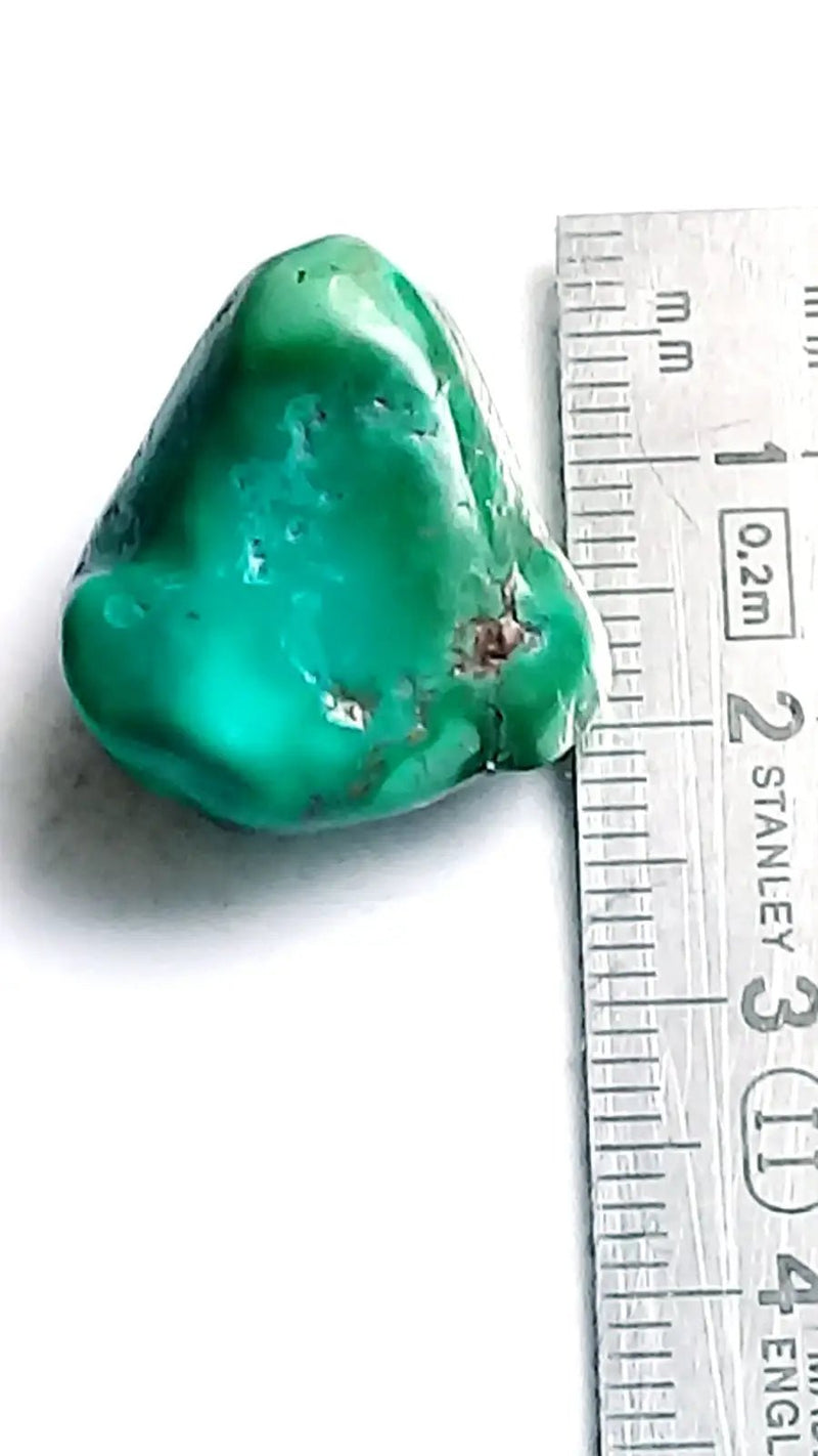 Load image into Gallery viewer, Turquoise VERITABLE du Mexique pierre roulée Grade A ++++ Turquoise du Mexique
