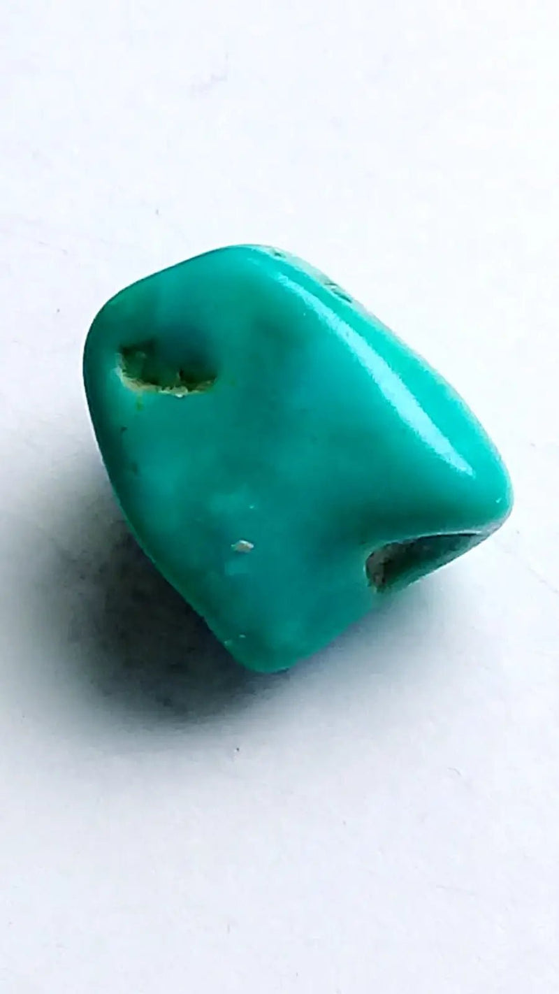 Load image into Gallery viewer, Turquoise VERITABLE du Mexique pierre roulée Grade A ++++ Turquoise du Mexique
