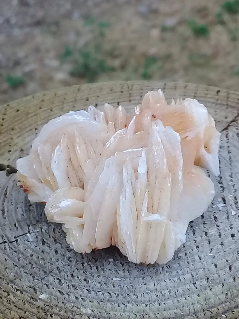 Chargez l&#39;image dans la visionneuse de la galerie, Vanadinite du Maroc sur Baryte pêche Grade A ++++ Vanadinite du Maroc sur Baryte pêche
