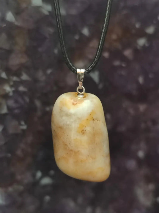 Vogésite des berges de la Salm Vosges France - Pendentif - Grade Prémium Vogésite pendentif