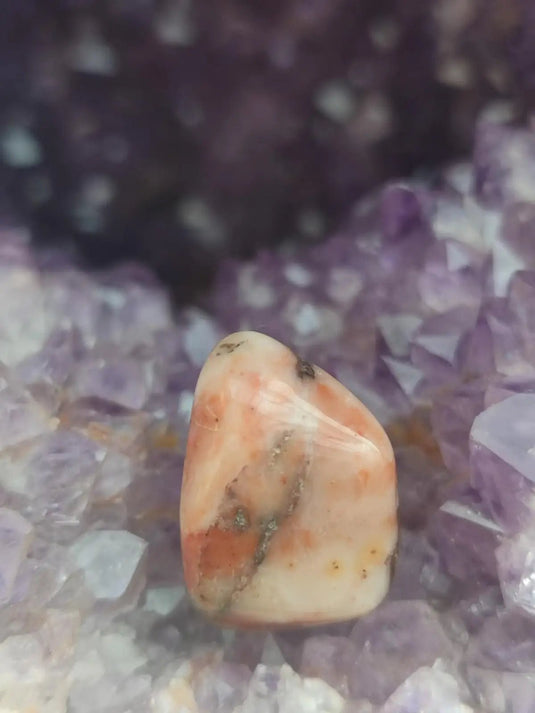 Vogésite des berges de la Salm Vosges France - Pierre roulée - Grade Prémium Vogésite pierre roulée