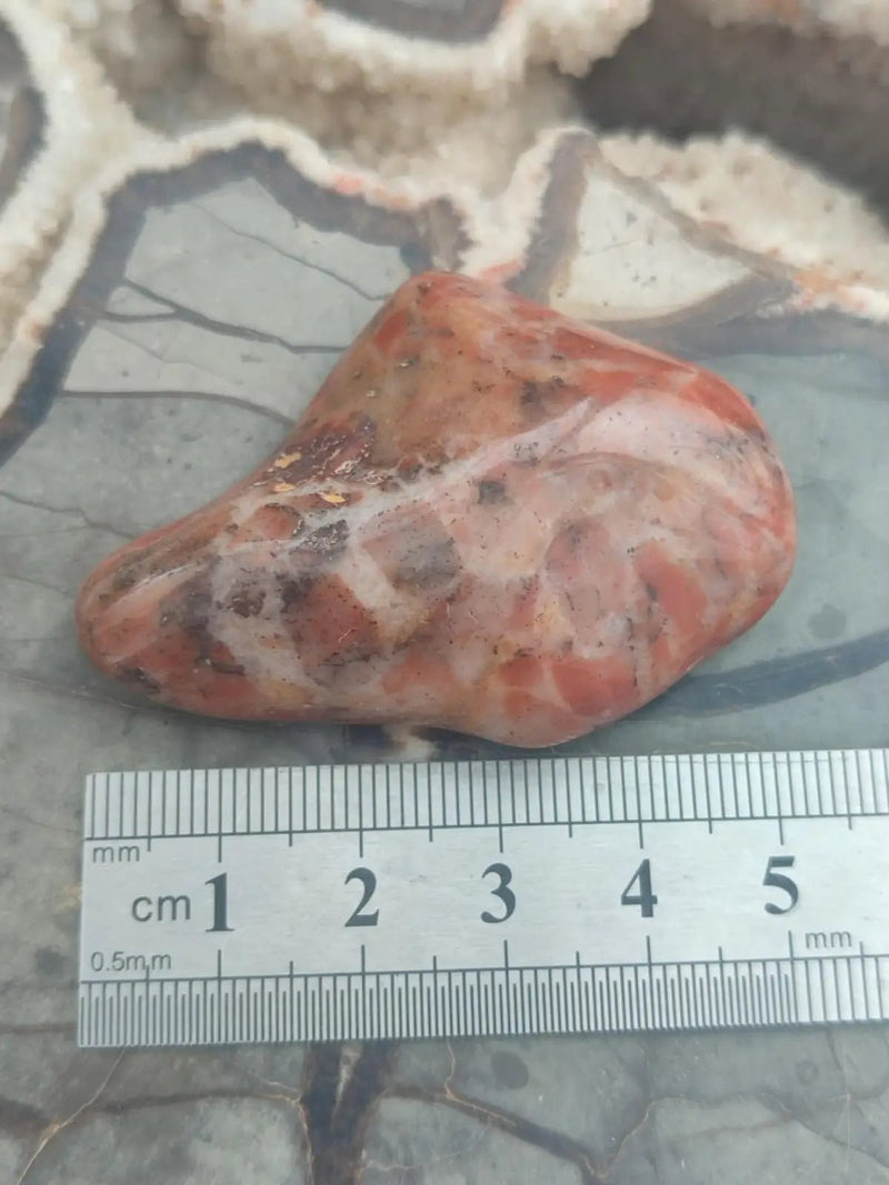 Load image into Gallery viewer, Vogésite des berges de la Salm Vosges France - Pierre roulée - Grade Prémium Vogésite pierre roulée
