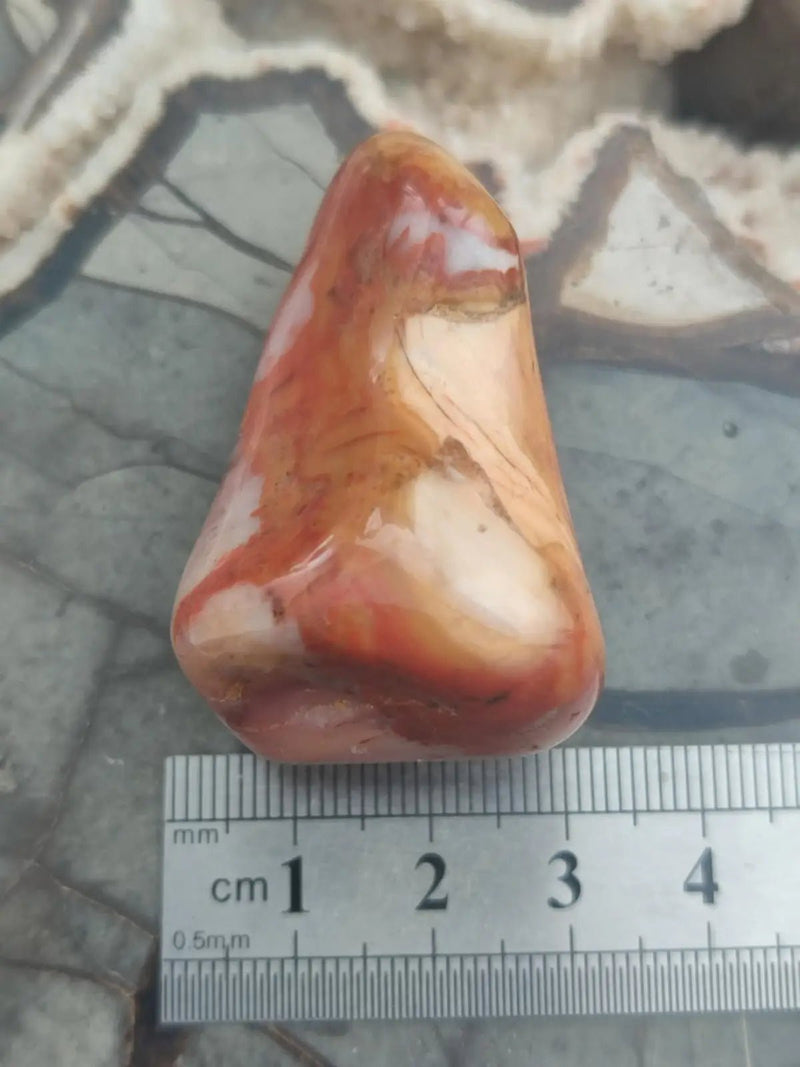 Load image into Gallery viewer, Vogésite des berges de la Salm Vosges France - Pierre roulée - Grade Prémium Vogésite pierre roulée
