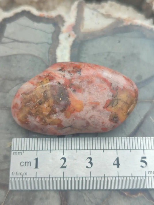 Vogésite des berges de la Salm Vosges France - Pierre roulée - Grade Prémium Vogésite pierre roulée