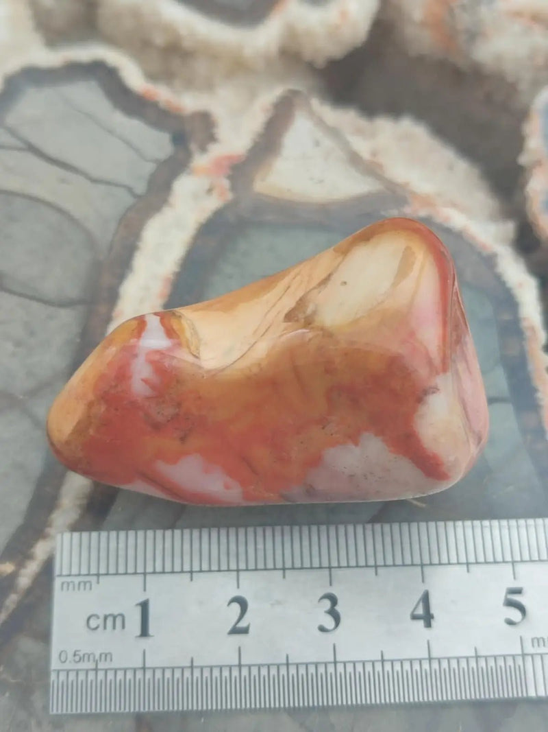 Load image into Gallery viewer, Vogésite des berges de la Salm Vosges France - Pierre roulée - Grade Prémium Vogésite pierre roulée
