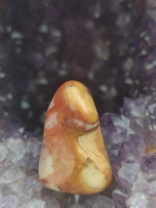 Vogésite des berges de la Salm Vosges France - Pierre roulée - Grade Prémium Vogésite pierre roulée