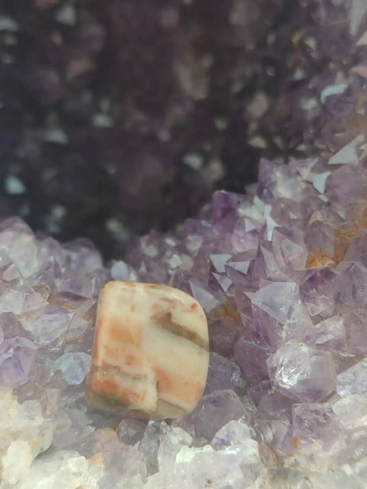 Vogésite des berges de la Salm Vosges France - Pierre roulée - Grade Prémium Vogésite pierre roulée