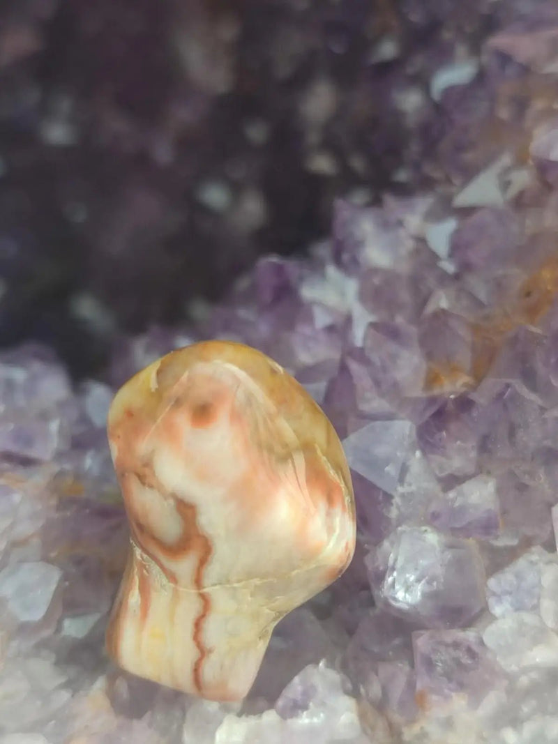 Load image into Gallery viewer, Vogésite des berges de la Salm Vosges France - Pierre roulée - Grade Prémium Vogésite pierre roulée
