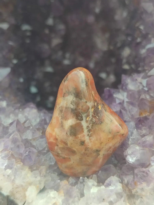 Vogésite des berges de la Salm Vosges France - Pierre roulée - Grade Prémium Vogésite pierre roulée