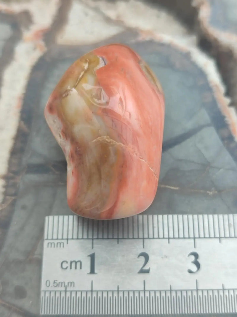 Load image into Gallery viewer, Vogésite des berges de la Salm Vosges France - Pierre roulée - Grade Prémium Vogésite pierre roulée
