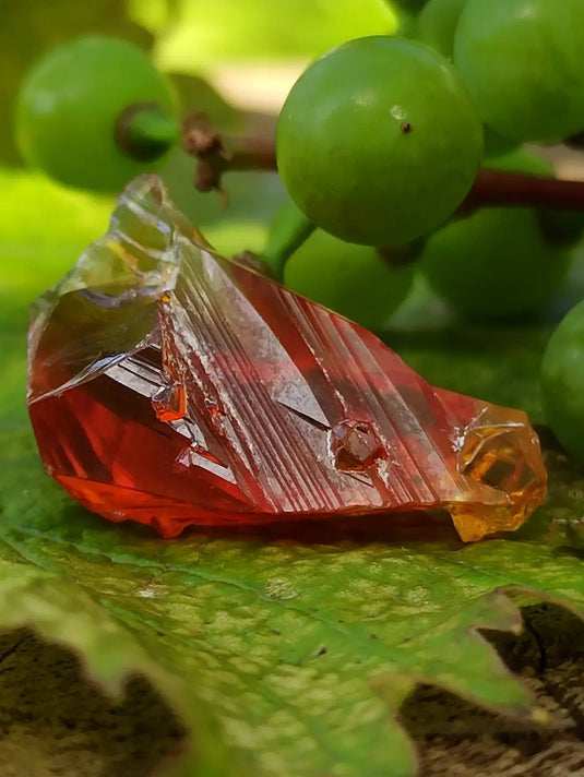 Zincite du Brésil pierre brute ’RARE’ Grade A++++ Zincite du Brésil pierre brute