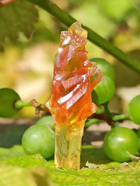 Zincite du Brésil pierre brute ’RARE’ Grade A++++ Zincite du Brésil pierre brute